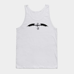 Dragon Tattoo silhouette Tank Top